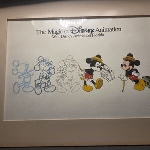 The Magic of Disney Animation Cel Travelling Mickey Mouse